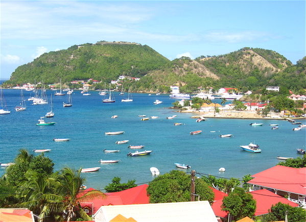 The harbor at Terre de Haut, Iles des Saintes, Guadeloupe.